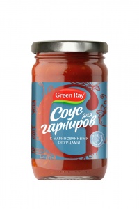 Соус Грин Рэй для гарниров с маринованным огурцом 360г
