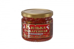 Килька Вкусные консервы обжаренная в томатном соусе, ст/б 260г