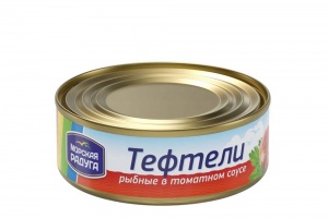 Тефтели Морская радуга в  в томатном соусе ж/б 235г