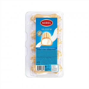 Пирожные Мирель эклеры с белковым кремом 160г
