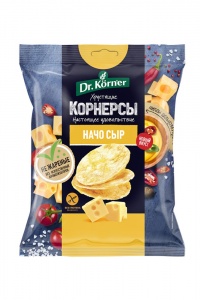 Чипсы Д Кернер цельнозерновые кукурузно-рисовые с сыром начо 50г