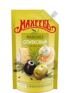 Майонез Махеев оливковый 50,5% д/п 380г