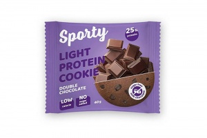 Печенье Спорти Двойной шоколад обогащенное белком 40г