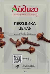 Приправа Айдиго гвоздика целая 10г