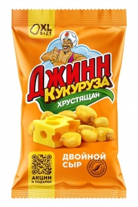 Кукуруза Джинн жареная  двойной сыр чили 35г