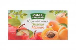 Десерт фруктовый Сила Традиции яблоко/абрикос 2*100г