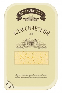 Сыр Брест-Литовск классический нарезка 45% 130г