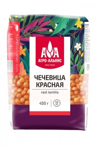 Чечевица Агро-Альянс Экстра красная 450г