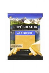 Сыр Сыробогатов Швейцарский 45% 180г