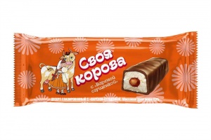 Десерт творожный   глазированный Своя корова варенка 23% 40г