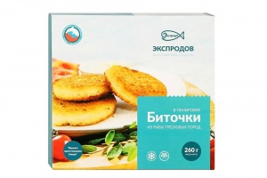 Биточки Экспродов рыбные замороженные240г