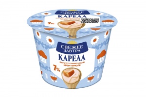Йогурт Свежее завтра Карела крем-брюле 7% 180г