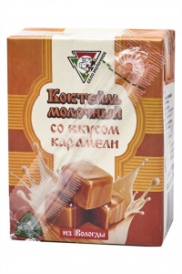 Коктейль молочный  Село молочное карамель 2,5% т/п 200г