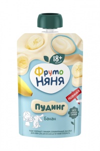 Детское питание  Пудинг ФрутоНяня молочный банан 2% д/п 90г