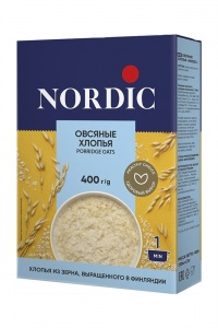 Хлопья Нордик овсяные 400г