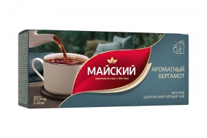 Чай Майский Ароматный бергамот черный 25пак