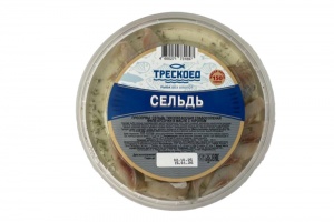 Сельдь Трескоед филе кусочки в масле с укропом 150г
