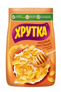 Хлопья Хрутка медовые хрустящие обогащенные кальцием 270г
