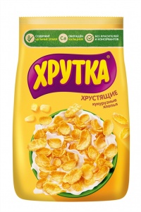 Хлопья Хрутка кукурузные хрустящие обогащенные кальцием 290г