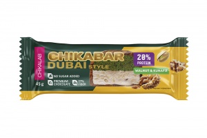 Батончик Чикалаб Грец.орех,фисташка и  хрустящеетесто 45г