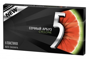 Жевательная резинка Ригли Файв Сочный арбуз 15,6г
