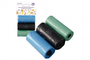 Пакеты для уборки за животными 3 рулона