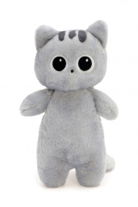 Игрушка мягкая Кот 30см серый 9689607