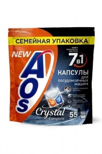 Капсулы АОС Кристал для посудомоечных машин 55ш