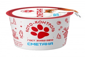 Сметана Кото-Контроль 15% пл/ст 180г