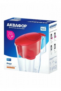 Водоочиститель кувшин Аквафор Инди рубин