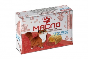 Масло Кото-Контроль Крестьянское сладко-сливочное 72,5% 160г