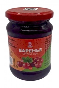 Варенье Хороший выбор брусничное 320г