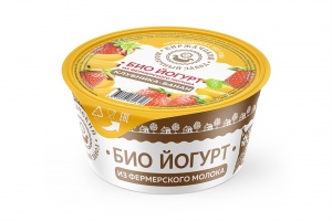 Биойогурт Киржачский МЗ клубника/банан 2,5% пл.ст 120г