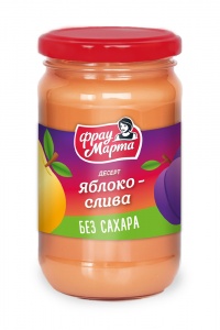 Десерт фруктовый Фрау Марта яблоко/слива 360г