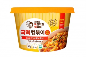 Клецки Токпокки рисовые с острым соусом Карбонара стак.140г