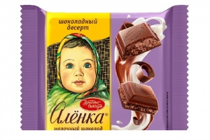 Шоколад Аленка молочный с начинкой Шоколадный десерт 67г