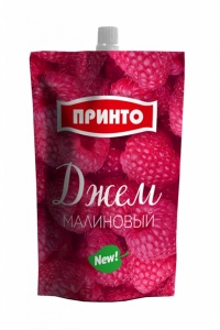 Джем Принто малиновый 200г дой пак