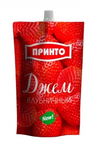 Джем Принто клубничный 200г дой пак