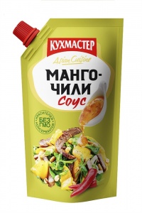 Соус Кухмастер манго-чили дой пак 200г