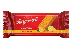 Изделия хлебобулочные Акульчев Слойка Латис с начинкой Лимон 80г