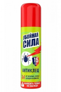 Аэрозоль Убойная сила Антиклещ 150мл