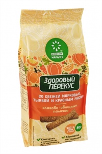 Палочки злаково-овощные Здоровый Перекус морк тыква красн рис 50г