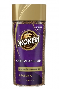 Кофе Жокей Оригинальный Арабика растворимый сублимированный  ст/б 90г