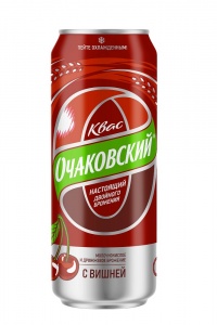 Квас Очаковский с вишней ж/б 0,45л