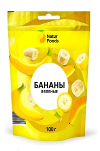 Бананы НатурФудс вяленые 100г