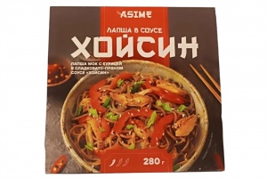 Лапша Азими с курицей в соусе Хойсин замороженная 280г