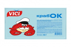 Крабовые палочки Вичи Краб ОК охлажденные 180г