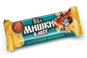 Шоколад Победа Мишки в лесу 20г