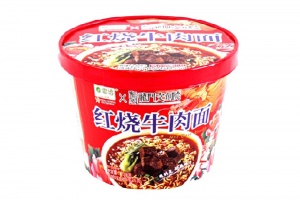 Лапша Лэйця сo вкусом тушеной говядины 120г