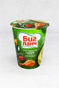 Пюре Биг Ланч кура с соусом 50г